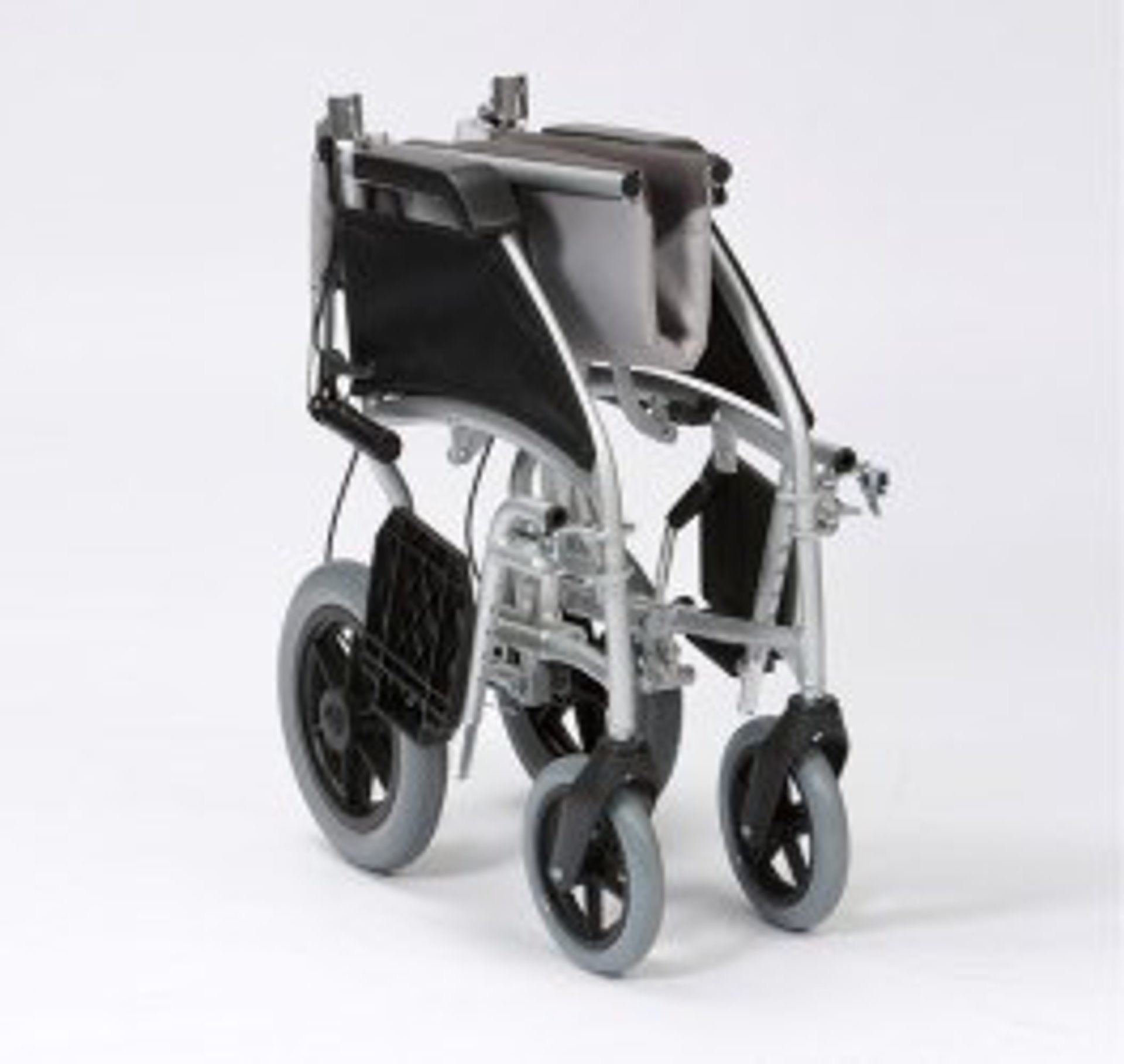 Drive Ultra Lightweight aluminium transit wheelchair, folded